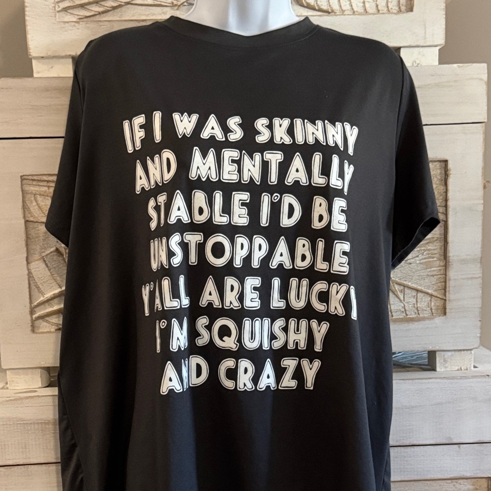 Dark Grey Graphic T-Shirt. Size 1XL. NWOT